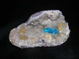 Related Cavansite with Calcite